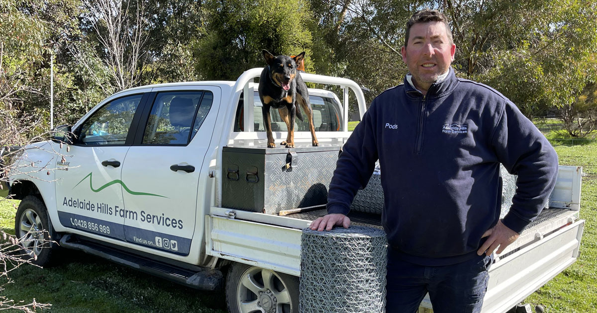 Lifestyle farming in the Adelaide Hills on ABC Adelaide: An interview with Belle and Pods about rabbits, roos, and weeds