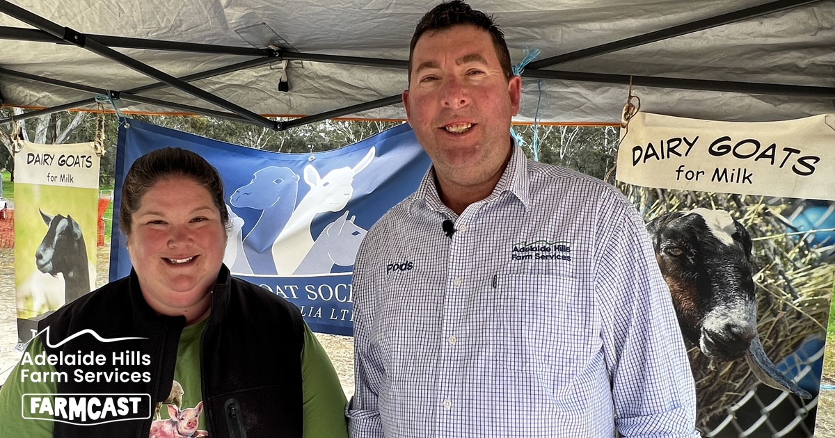 Pods from Adelaide Hills Farm Services talks with Megan Miller about Goats